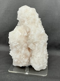 Large Pink Halite On Stand