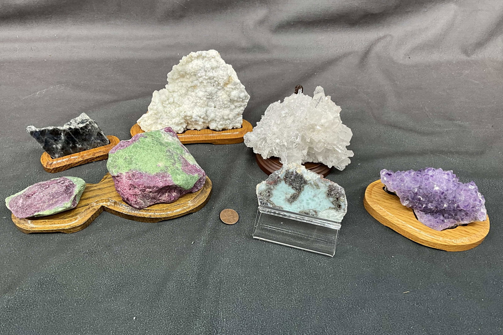 Ruby In Zoisite, Quartz, Amethyst (1 of 17)