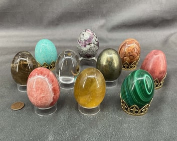 Selection Of Polished Eggs