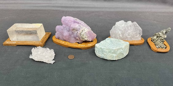 Optical Calcite, Smithsonite, Amazonite