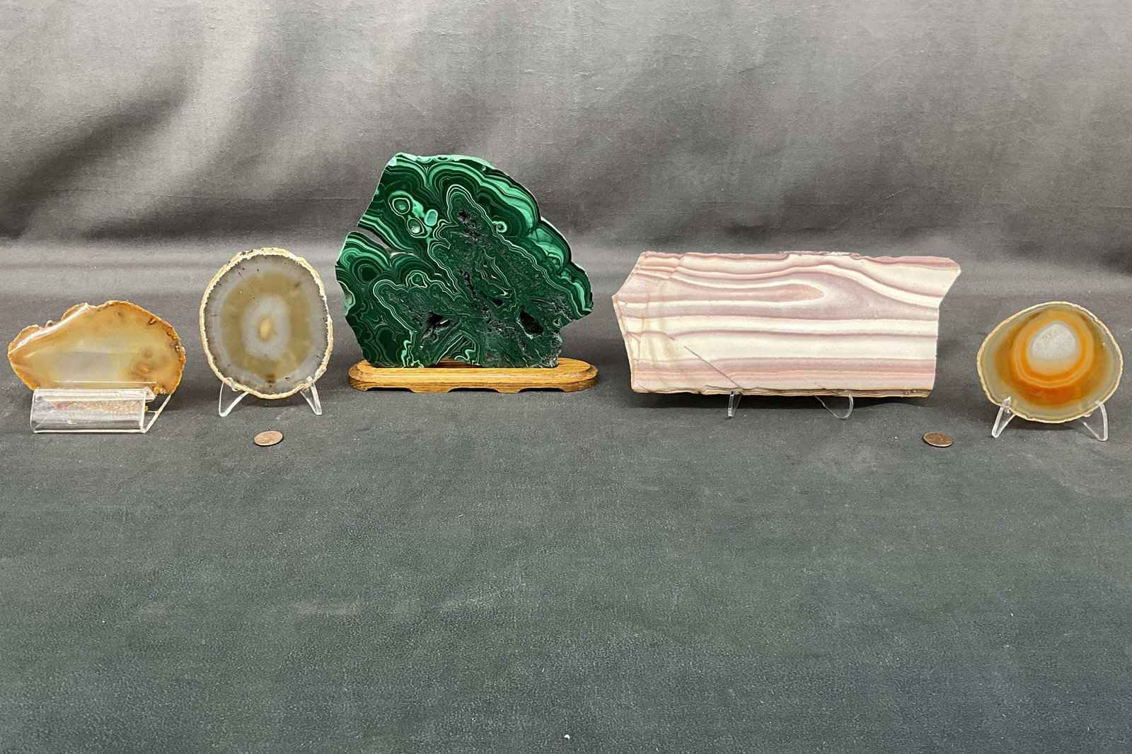 Malachite, Sandstone, Agate Slabs (1 of 7)