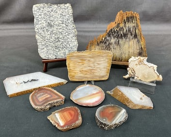 Agate, Geode, Marble Slices