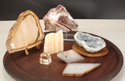 Onyx, Calcite, Agate, Celestite