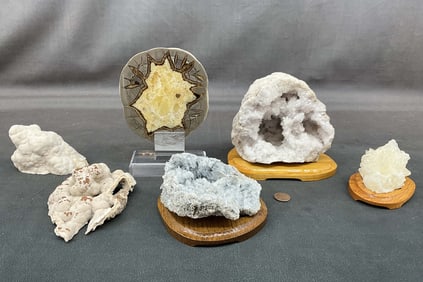 Geode, Celestite, Druzy