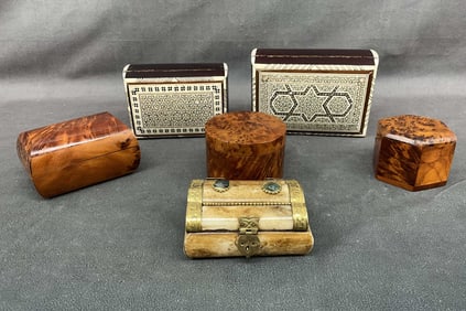 Selection of Wood Gift Boxes