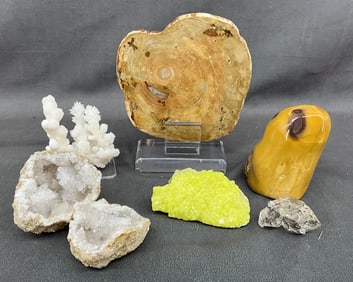 Aragonite, Herkimer, Geode