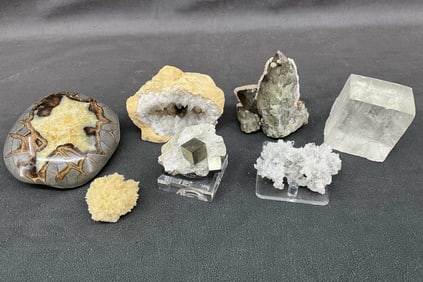 Septerrian Node, Pyrite, Geode, Quartz