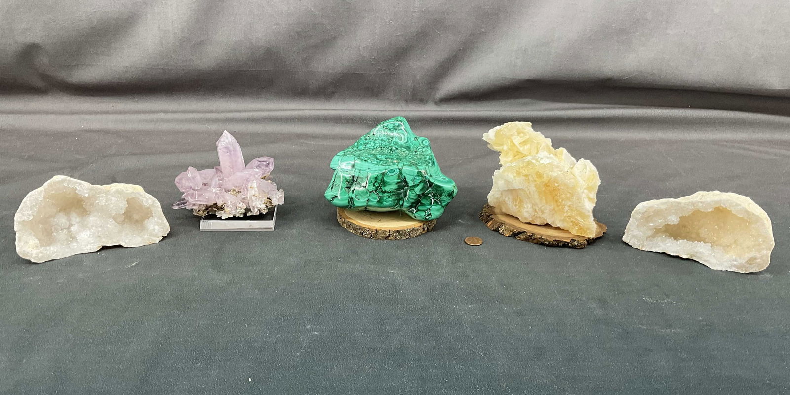 Amethyst, Malachite, Geode (1 of 13)