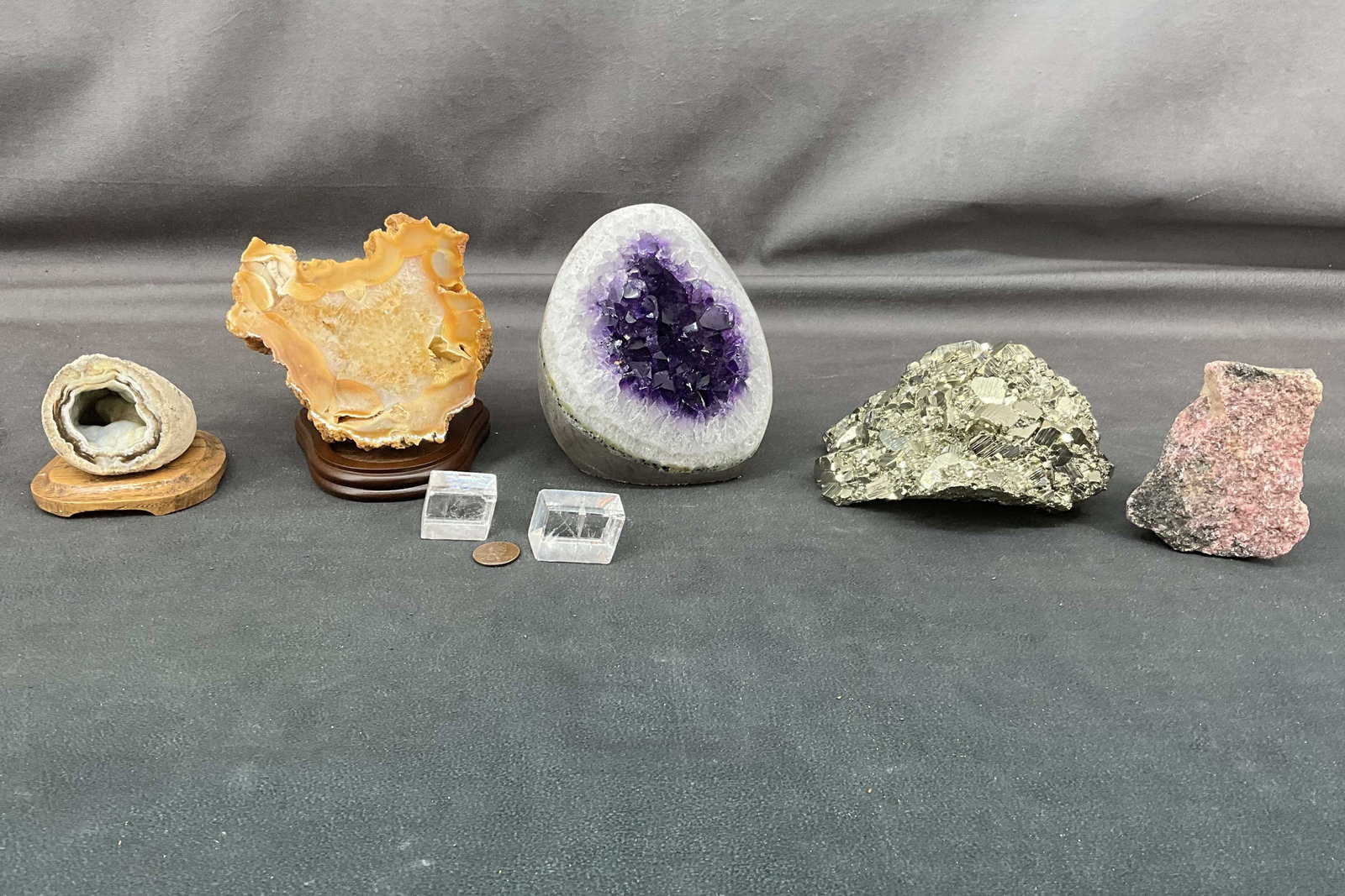 Amethyst, Carnelian, Pyrite (1 of 9)