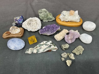 Variety Of Quartz, Barite, Calcite & More