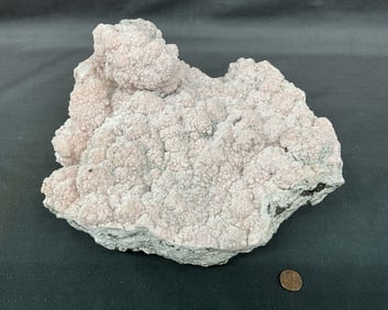 Rhodochrosite, Raw On Lead & Pyrite
