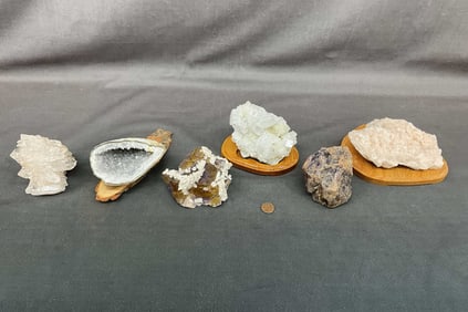 Cocoxenite In Amethyst, Double Quartz Plate