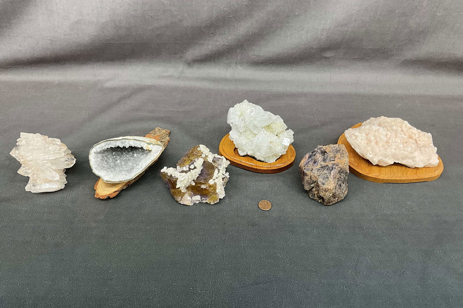 Cocoxenite In Amethyst, Double Quartz Plate (1 of 12)