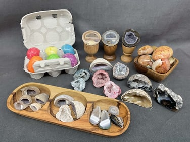 Polished Eggs, Geodes & Tumbles