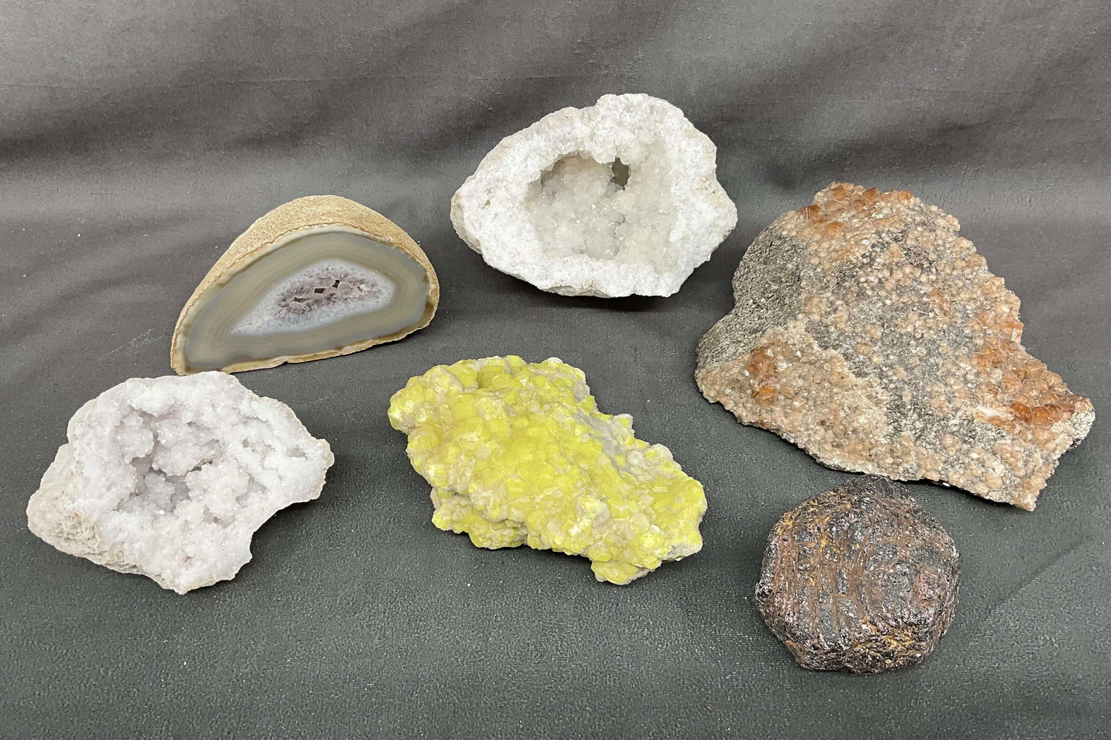 Sulfur, Citrine, Garnet (1 of 12)