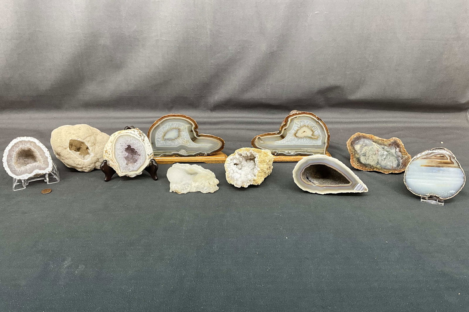 Double Geode & Agate Group (1 of 12)