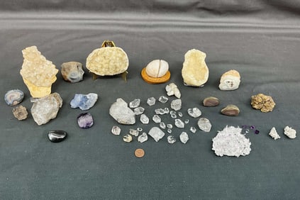 Quartz Points, Amethyst Plate, Agates & More