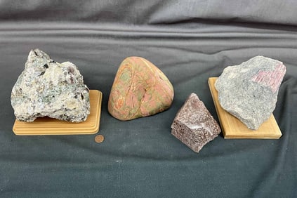 Mica & Marcasite, Jasper, Garnet
