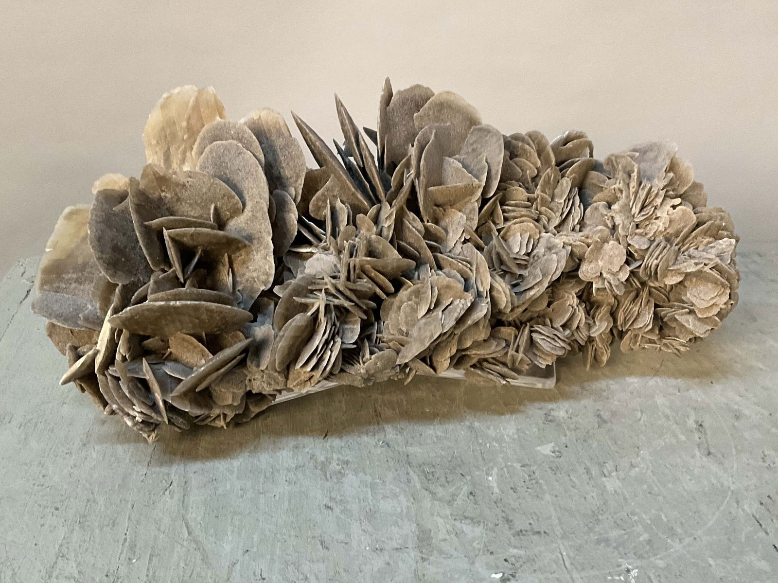 Selenite, Desert Rose On Stand (1 of 12)