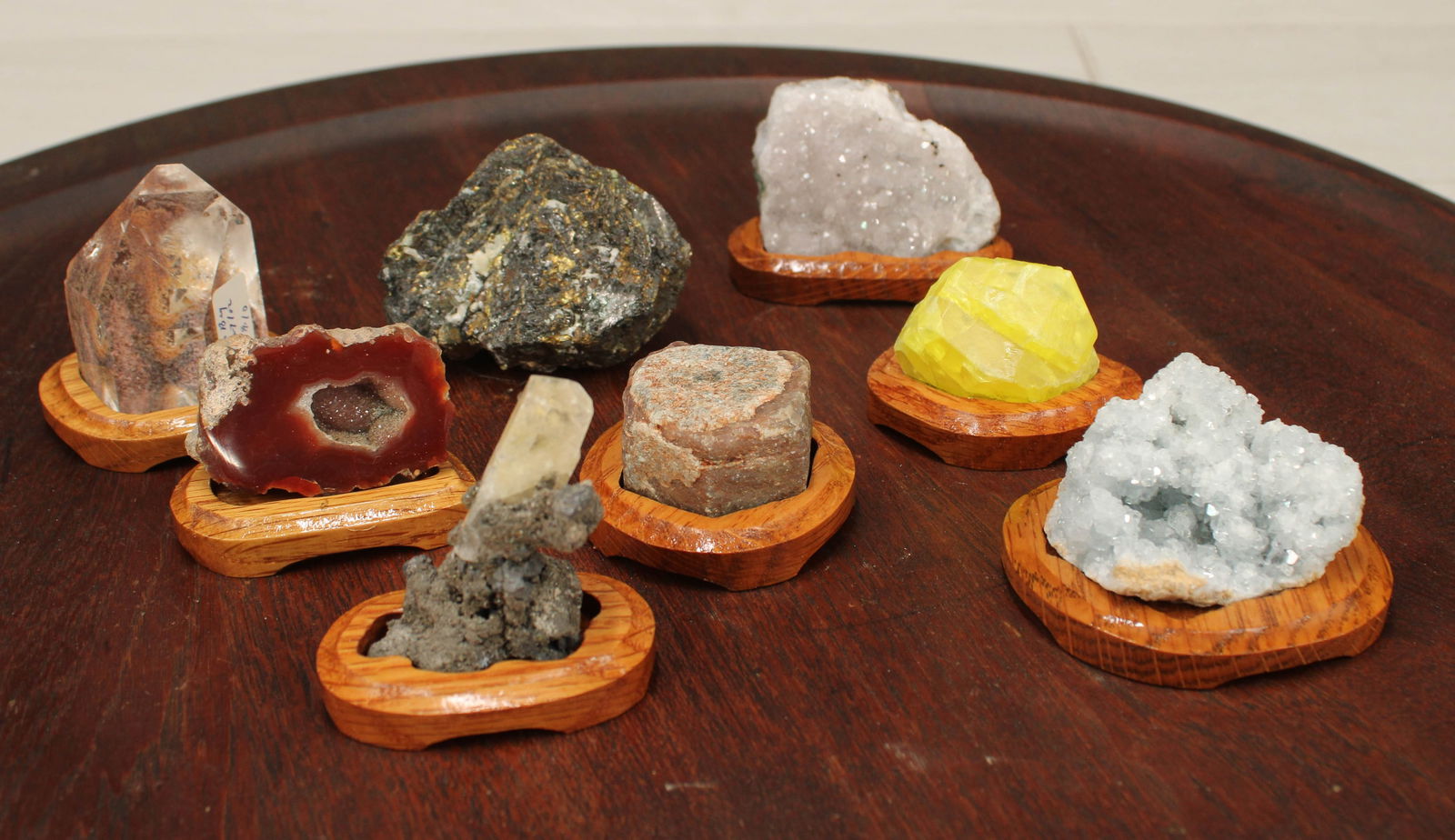 Pyrite On Calcite, Agate, Quartz, Sulfur (1 of 14)