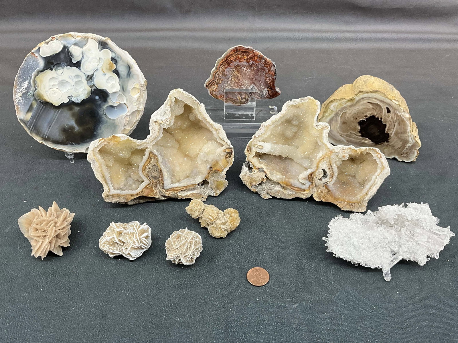 Coral Geode, Quartz, Lace Agate (1 of 15)