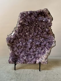 Amethyst Geode Fragment On Stand