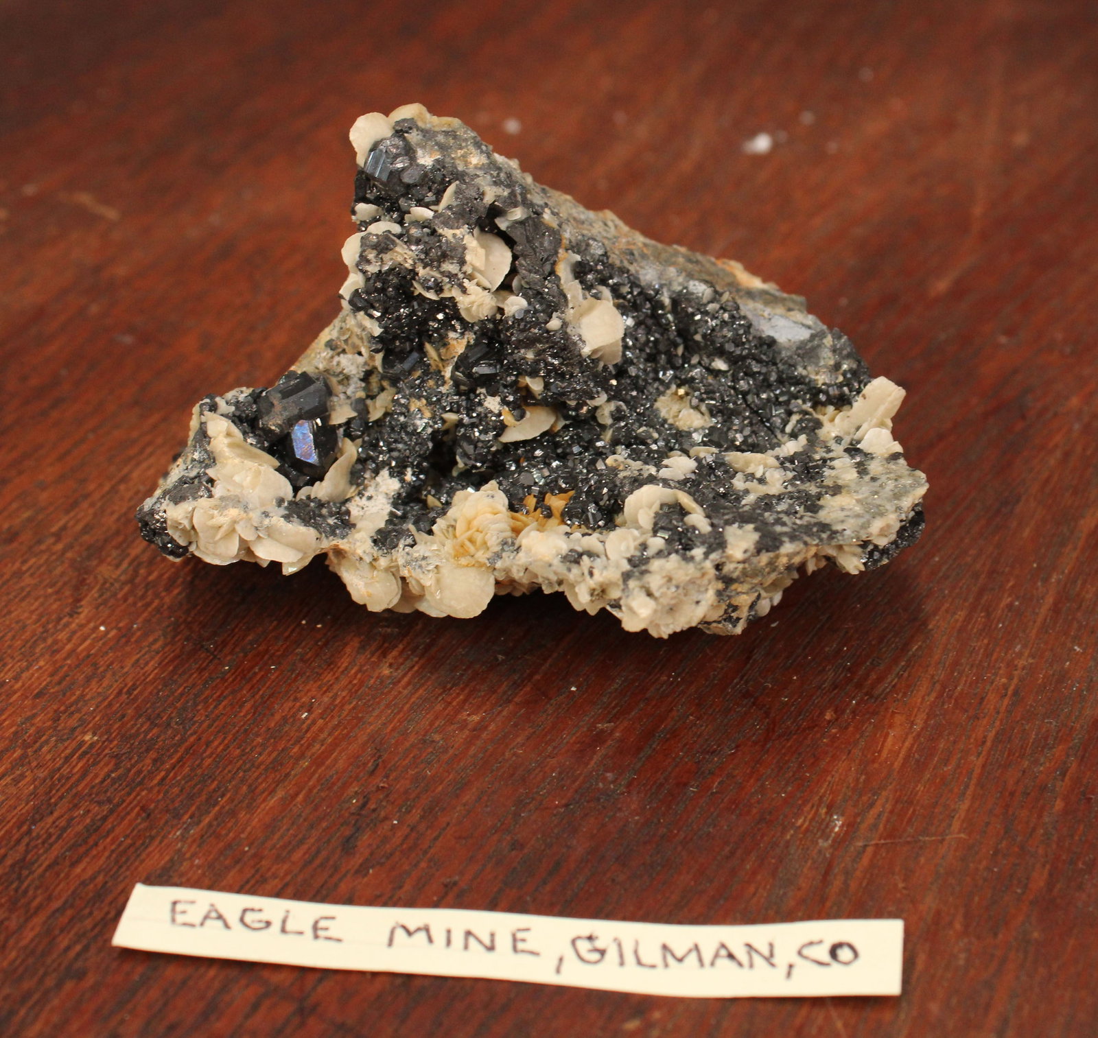 Eagle Mine, Gilman, CO, Possibly Friebergite: Eagle Mine, Gilman, CO, Possibly Friebergite.