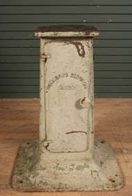 Gorham Machine Cast Iron Pedestal Base