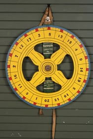 Game Wheel, Carnival Game, Labeled Rebman