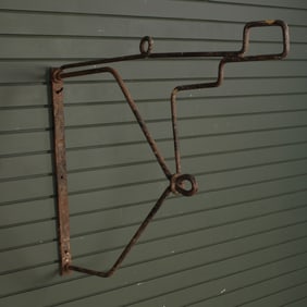 Antique Wrought Iron Trade Sign Bracket