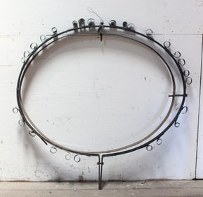 Continental Wrought Iron Sign Bezel