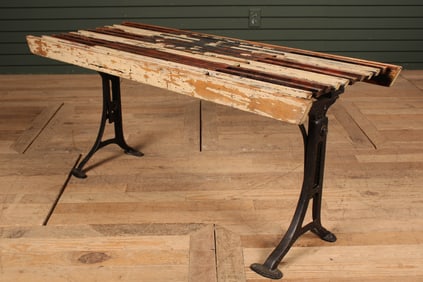 Patriotic Re-purposed Console Table
