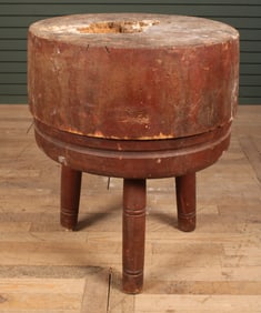 Round Chopping Block Table