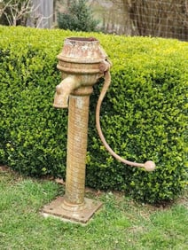 Antique Irish Cast Iron Water Pump