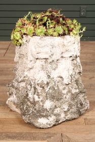 Architectural Cast Stone Capital Turned Planter