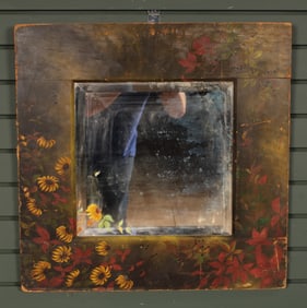 Floral Painted Mirror