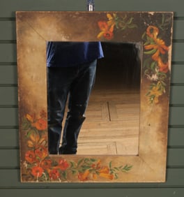 Floral Painted Mirror