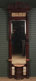 Mahogany Carved Pier Mirror