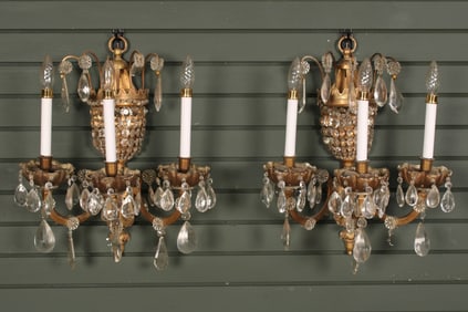 Pair Maison Jansen Style Sconces