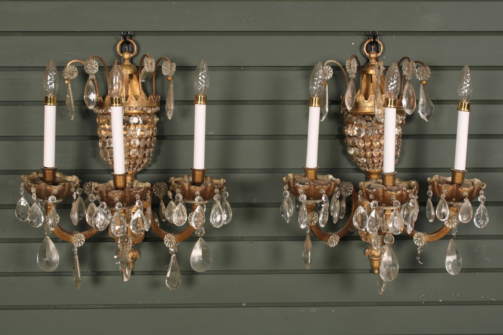 Pair Maison Jansen Style Sconces (1 of 11)