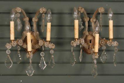 Pair Candelabra Sconces