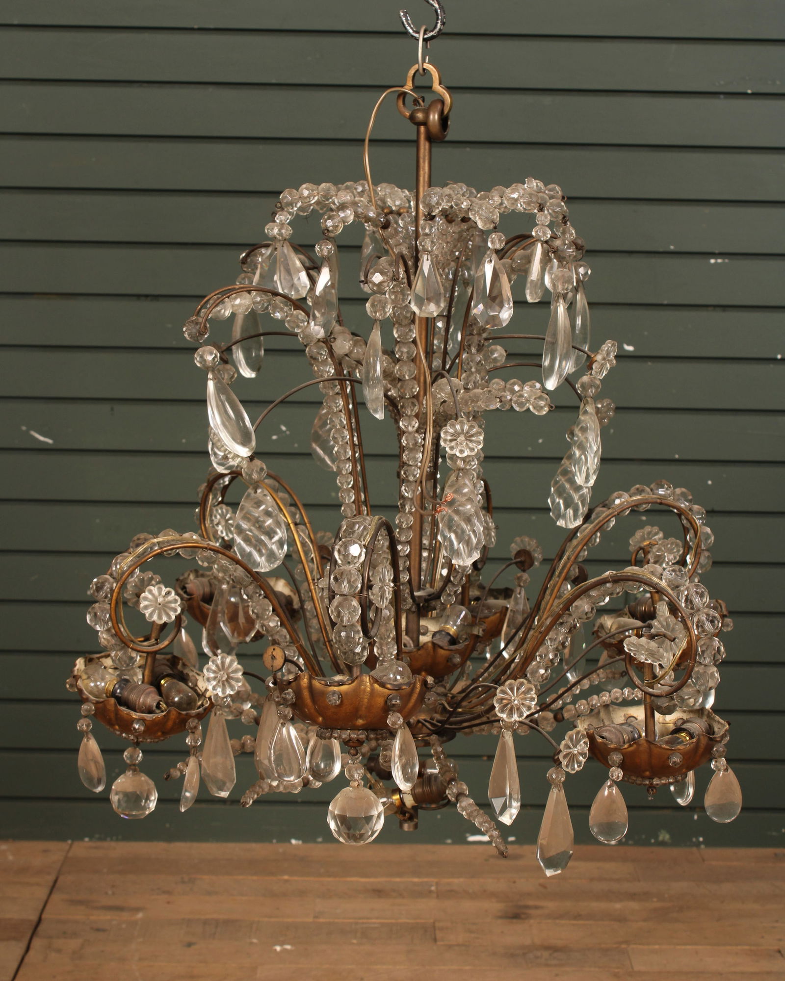 Maison Jensen Style Beaded Chandelier (1 of 8)