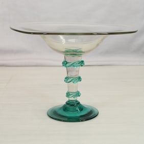 Blenko Modernist Art Glass Compote