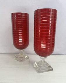 Pair Modernist Vases