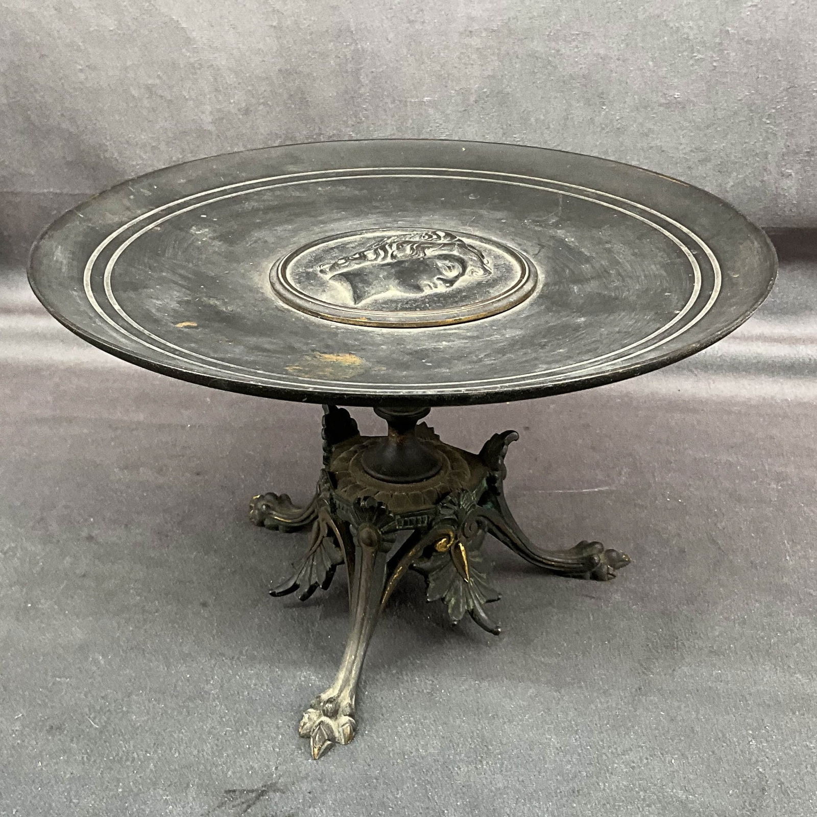 Neoclassical Bronze Tazza (1 of 9)