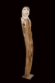 Oceanic Maritime Carved Wood Figurehead, Budgie