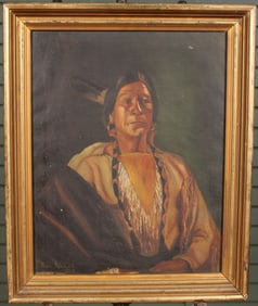 Folk Art Homage, Wild West and The Native American