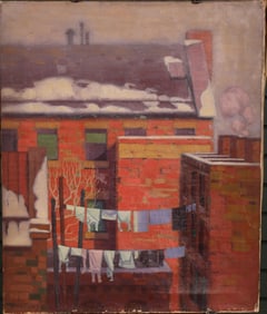 Gene Miles (US, 20th C) Inner City Clothesline