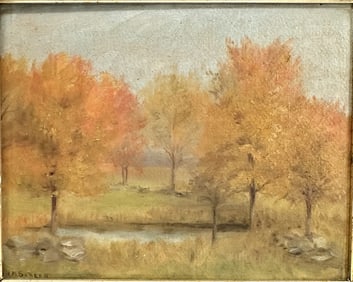 Impressionist Style Painting Signed Sanger