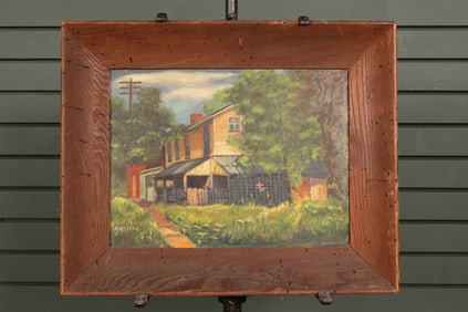 Signed Moffitt, Regionalist Painting